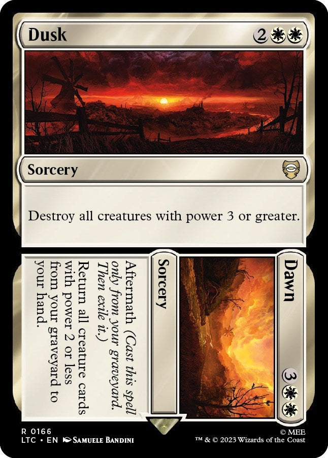 Image for Dusk // Dawn (166) [The Lord of the Rings: Tales of Middle-earth] - Magic: The Gathering