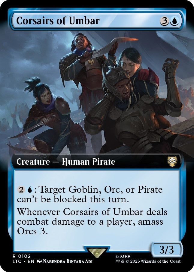 Image for Corsairs of Umbar (Extended Art) (102) [The Lord of the Rings: Tales of Middle-earth] - Magic: The Gathering