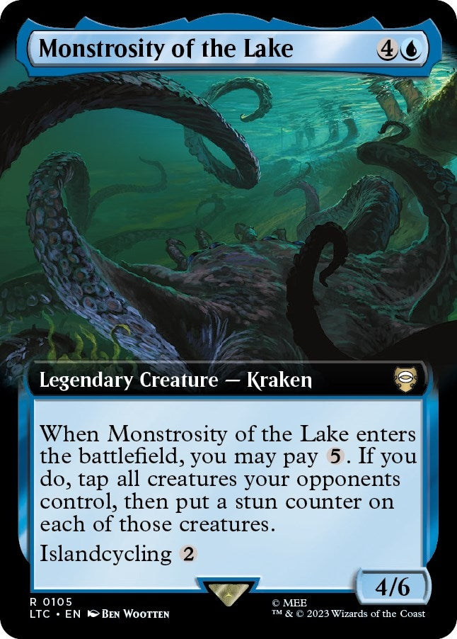 Image for Monstrosity of the Lake (Extended Art) (105) [The Lord of the Rings: Tales of Middle-earth] - Magic: The Gathering