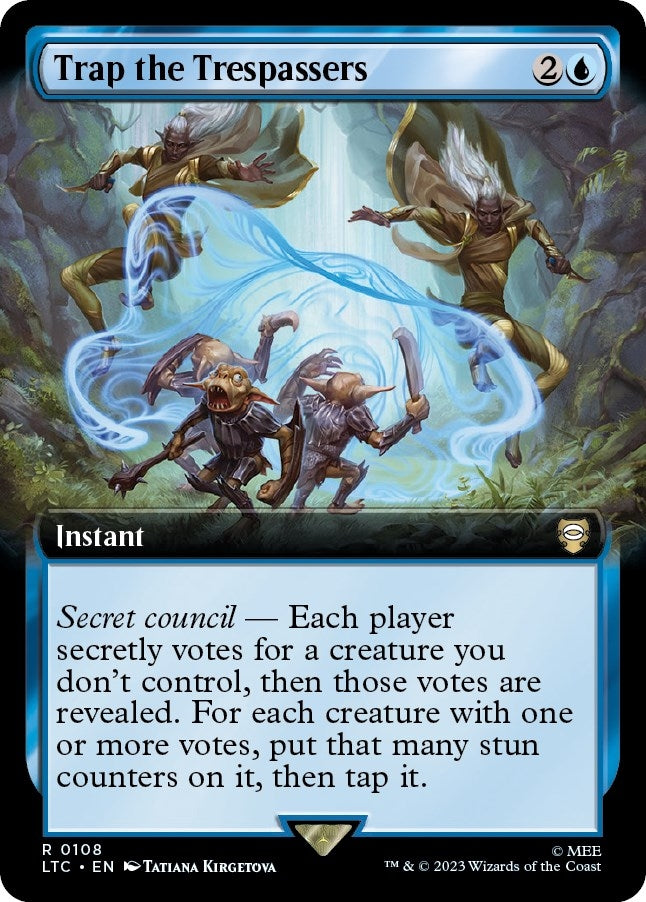 Image for Trap the Trespassers (Extended Art) (108) [The Lord of the Rings: Tales of Middle-earth] - Magic: The Gathering