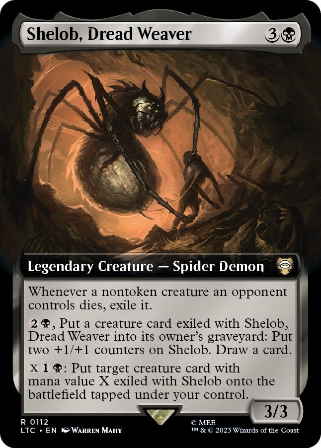 Image for Shelob, Dread Weaver (Extended Art) (112) [The Lord of the Rings: Tales of Middle-earth] - Magic: The Gathering