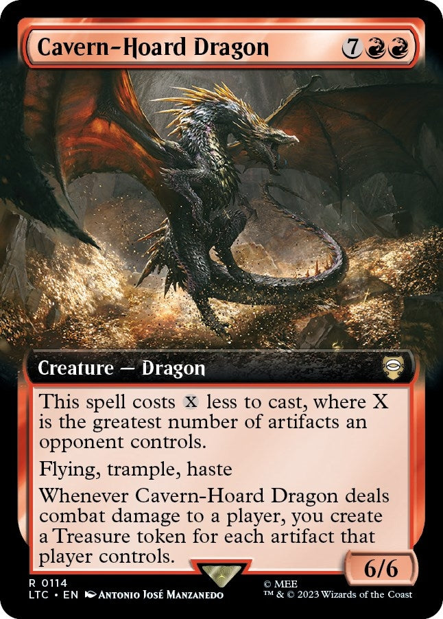 Image for Cavern-Hoard Dragon (Extended Art) (114) [The Lord of the Rings: Tales of Middle-earth] - Magic: The Gathering