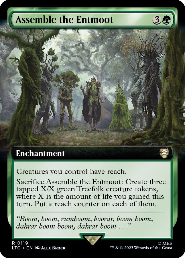 Image for Assemble the Entmoot (Extended Art) (119) [The Lord of the Rings: Tales of Middle-earth] - Magic: The Gathering