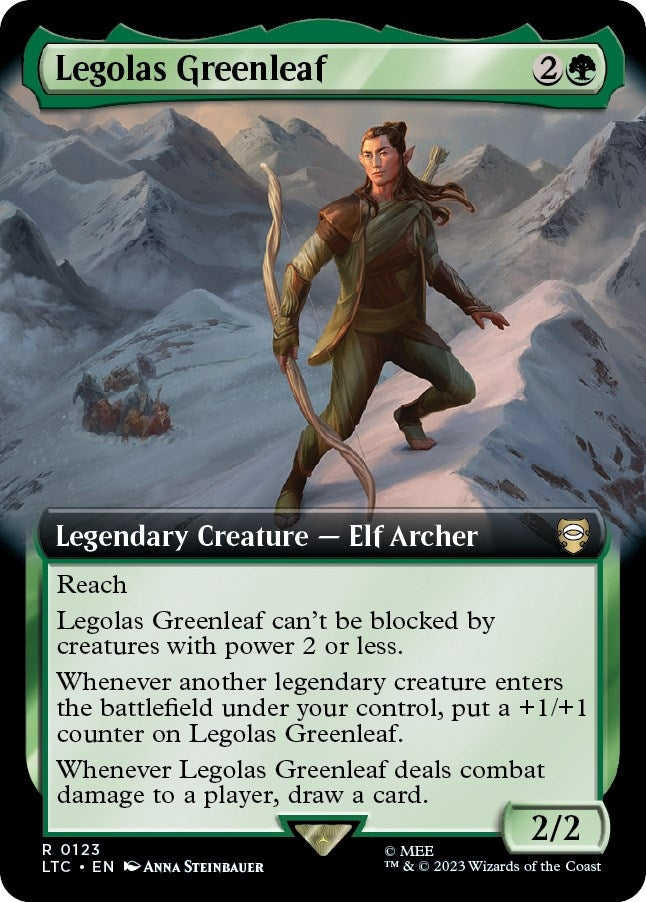 Image for Legolas Greenleaf (Extended Art) (123) [The Lord of the Rings: Tales of Middle-earth] - Magic: The Gathering