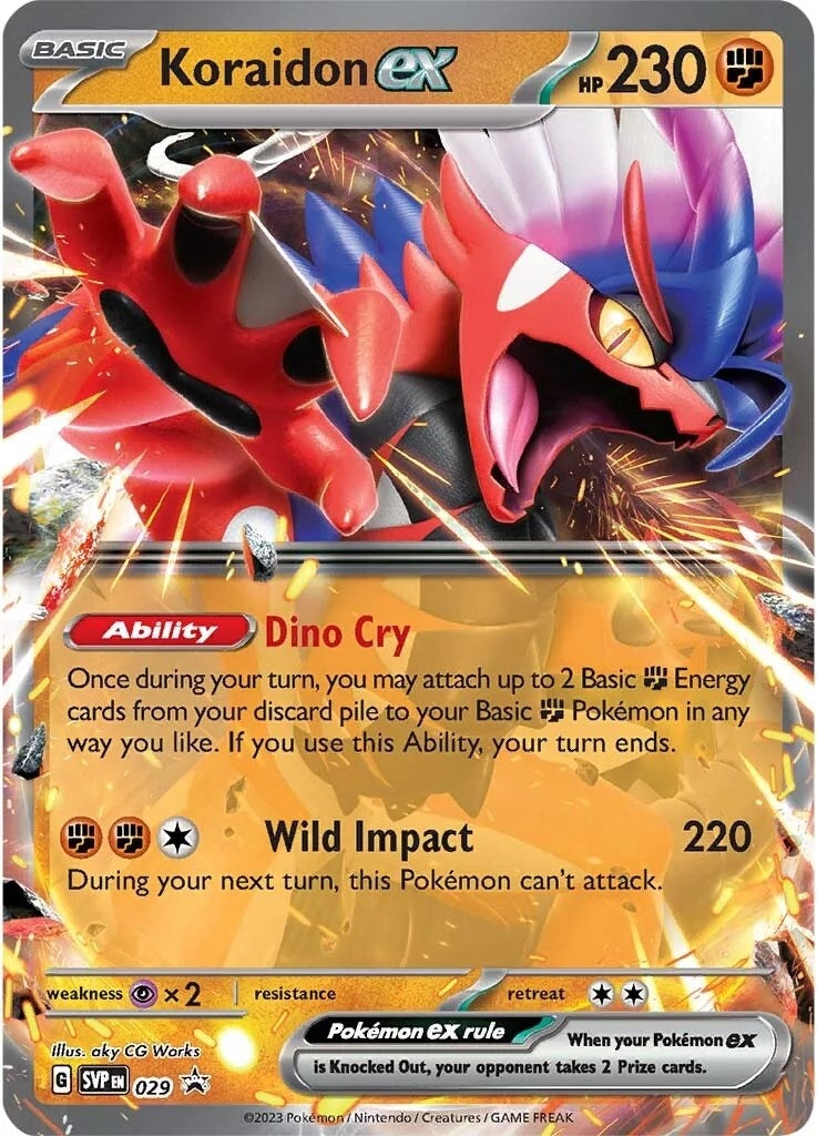 Image for Koraidon ex - 029 (029) [SV: Scarlet & Violet Promo Cards] - Pokemon