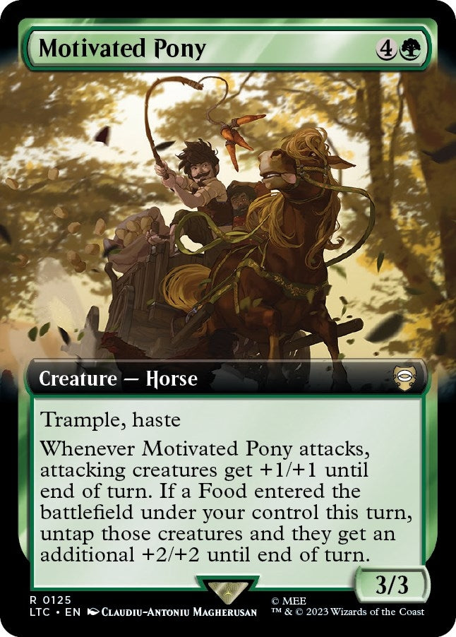 Image for Motivated Pony (Extended Art) (125) [The Lord of the Rings: Tales of Middle-earth] - Magic: The Gathering