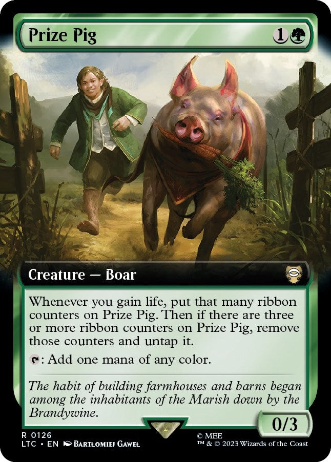 Image for Prize Pig (Extended Art) (126) [The Lord of the Rings: Tales of Middle-earth] - Magic: The Gathering