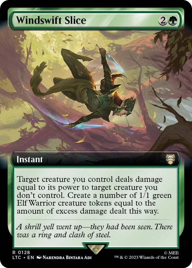 Image for Windswift Slice (Extended Art) (128) [The Lord of the Rings: Tales of Middle-earth] - Magic: The Gathering