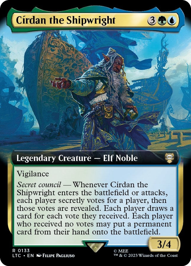 Image for Cirdan the Shipwright (Extended Art) (133) [The Lord of the Rings: Tales of Middle-earth] - Magic: The Gathering