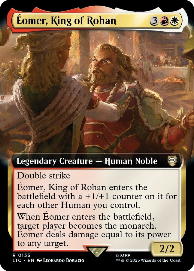 Image for Eomer, King of Rohan (Extended Art) (135) [The Lord of the Rings: Tales of Middle-earth] - Magic: The Gathering