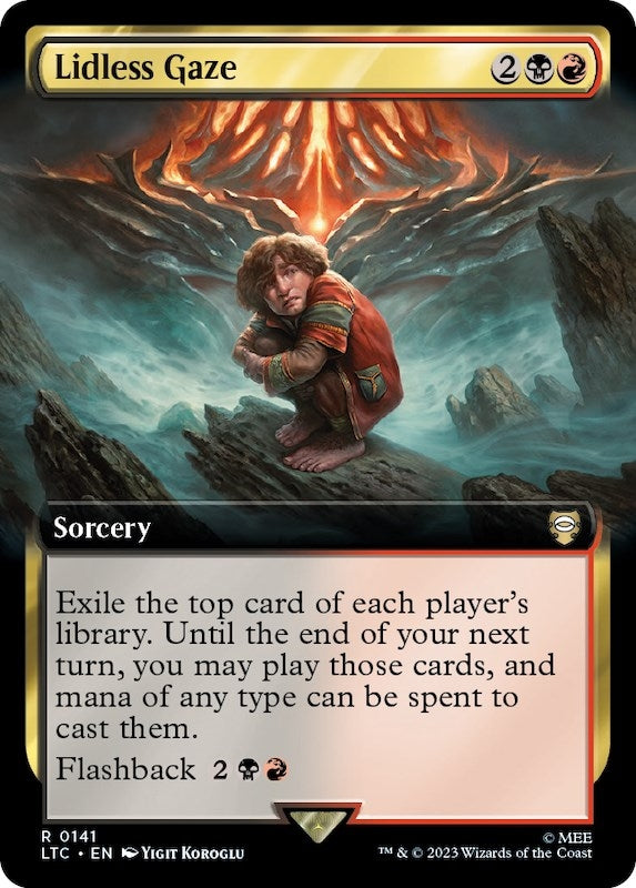 Image for Lidless Gaze (Extended Art) (141) [The Lord of the Rings: Tales of Middle-earth] - Magic: The Gathering