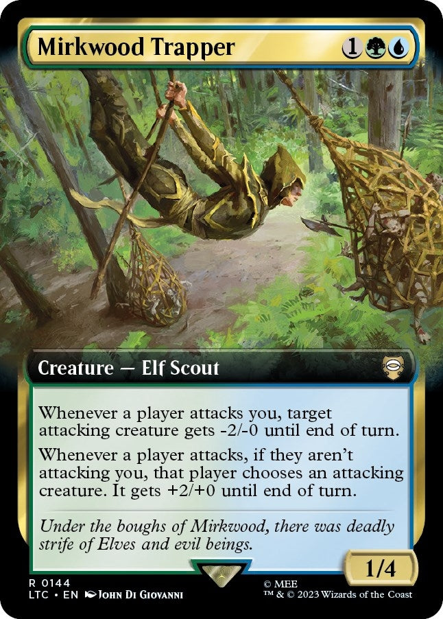 Image for Mirkwood Trapper (Extended Art) (144) [The Lord of the Rings: Tales of Middle-earth] - Magic: The Gathering