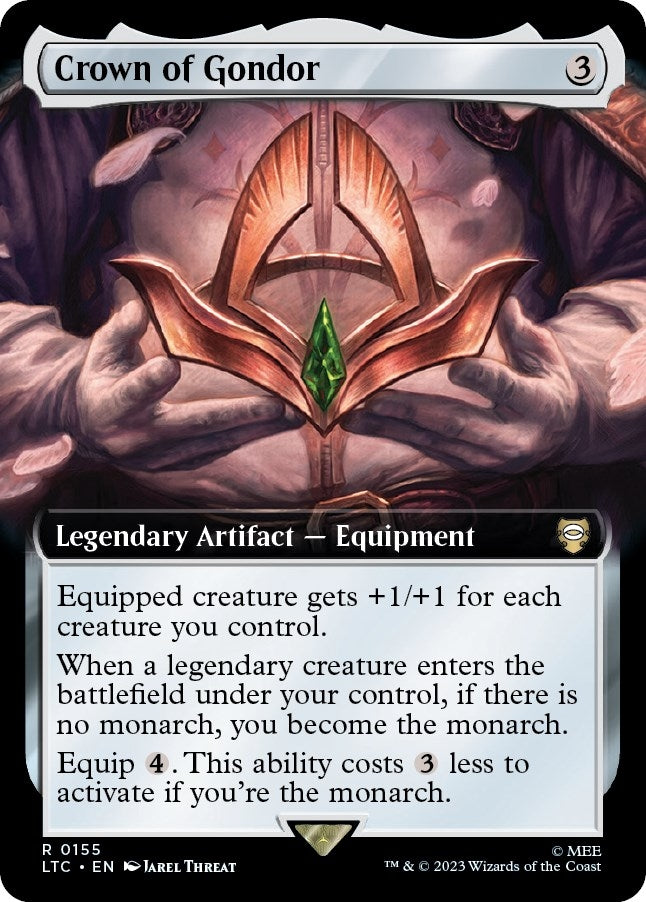 Image for Crown of Gondor (Extended Art) (155) [The Lord of the Rings: Tales of Middle-earth] - Magic: The Gathering