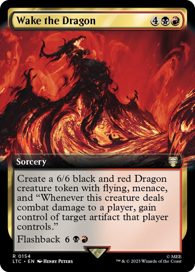 Image for Wake the Dragon (Extended Art) (154) [The Lord of the Rings: Tales of Middle-earth] - Magic: The Gathering