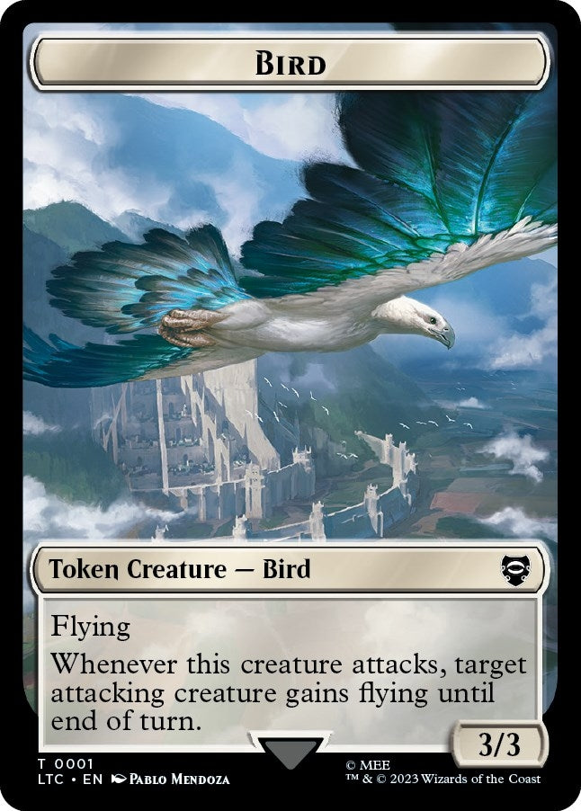 Image for Bird (0001) // Food (0010) Double-Sided Token (1 // 10) [The Lord of the Rings: Tales of Middle-earth] - Magic: The Gathering