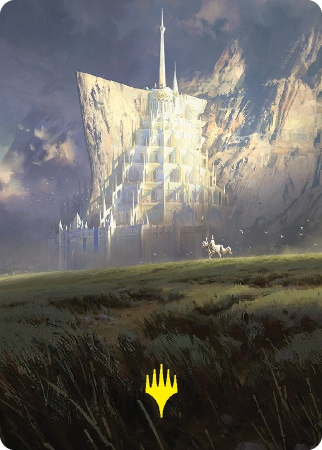 Image for Minas Tirith Art Card (Gold-Stamped Signature) (55) [Universes Beyond: The Lord of the Rings: Tales of Middle-earth] - Magic: The Gathering
