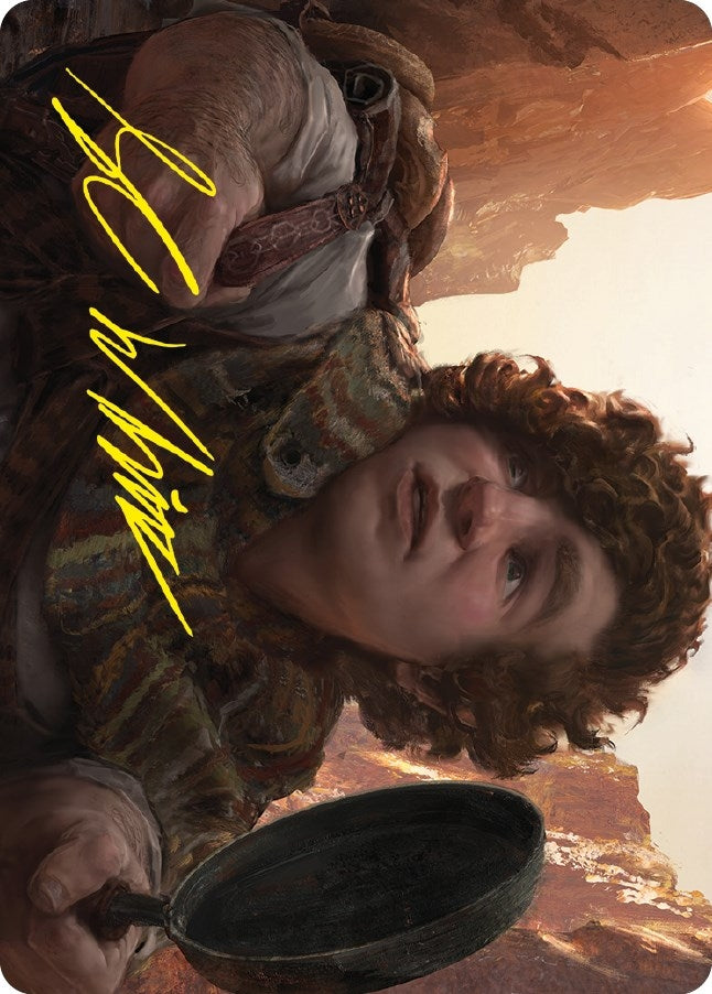 Image for Sam, Loyal Attendant Art Card (Gold-Stamped Signature) (58) [Universes Beyond: The Lord of the Rings: Tales of Middle-earth] - Magic: The Gathering