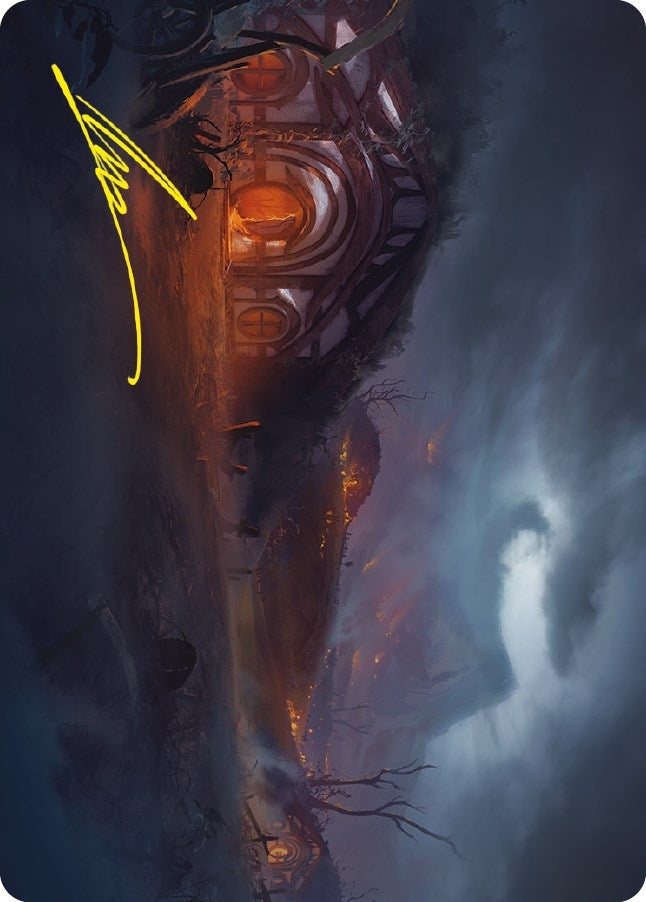 Image for Field of Ruin Art Card (Gold-Stamped Signature) (77) [Universes Beyond: The Lord of the Rings: Tales of Middle-earth] - Magic: The Gathering