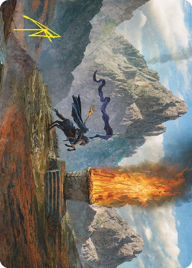 Image for Call for Aid Art Card (Gold-Stamped Signature) (60) [Universes Beyond: The Lord of the Rings: Tales of Middle-earth] - Magic: The Gathering
