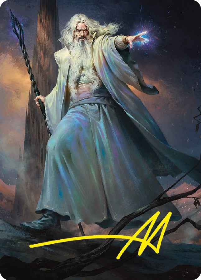 Image for Saruman of Many Colors Art Card (Gold-Stamped Signature) (20) [Universes Beyond: The Lord of the Rings: Tales of Middle-earth] - Magic: The Gathering