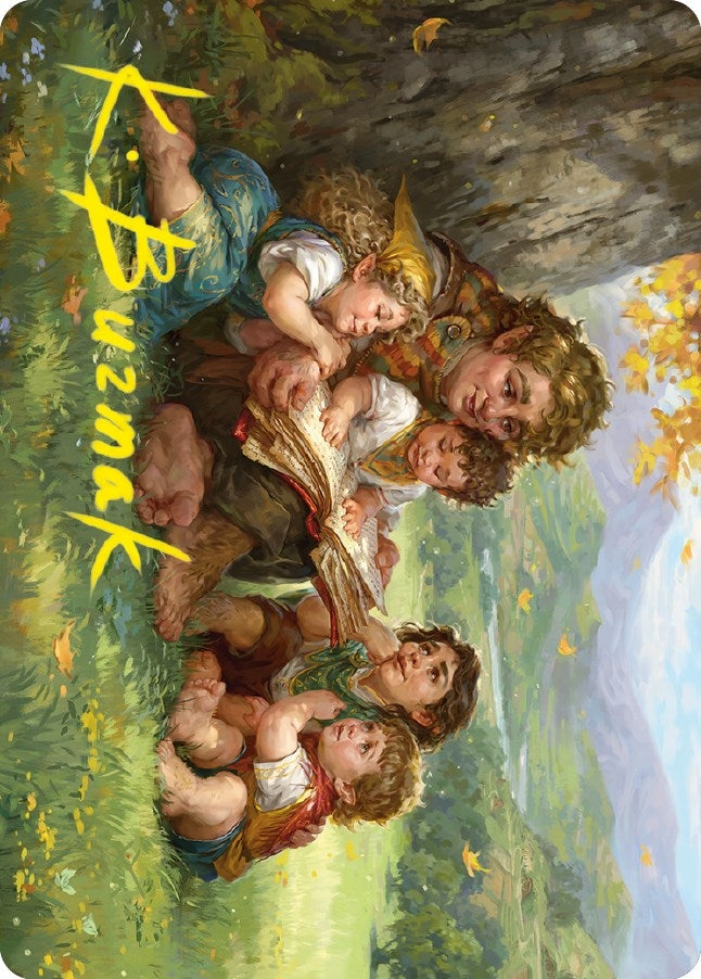 Samwise Gamgee Art Card (19/81) (Gold-Stamped Signature) (19) [Art Series: Universes Beyond: The Lord of the Rings: Tales of Middle-earth]