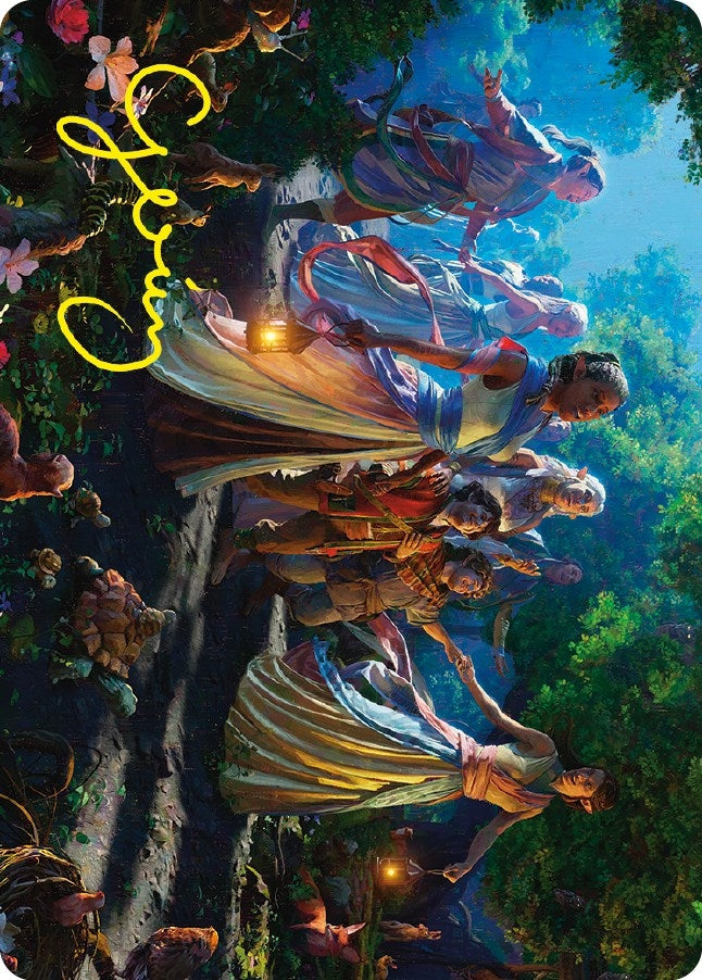 Image for Realm Seekers Art Card (Gold-Stamped Signature) (74) [Universes Beyond: The Lord of the Rings: Tales of Middle-earth] - Magic: The Gathering