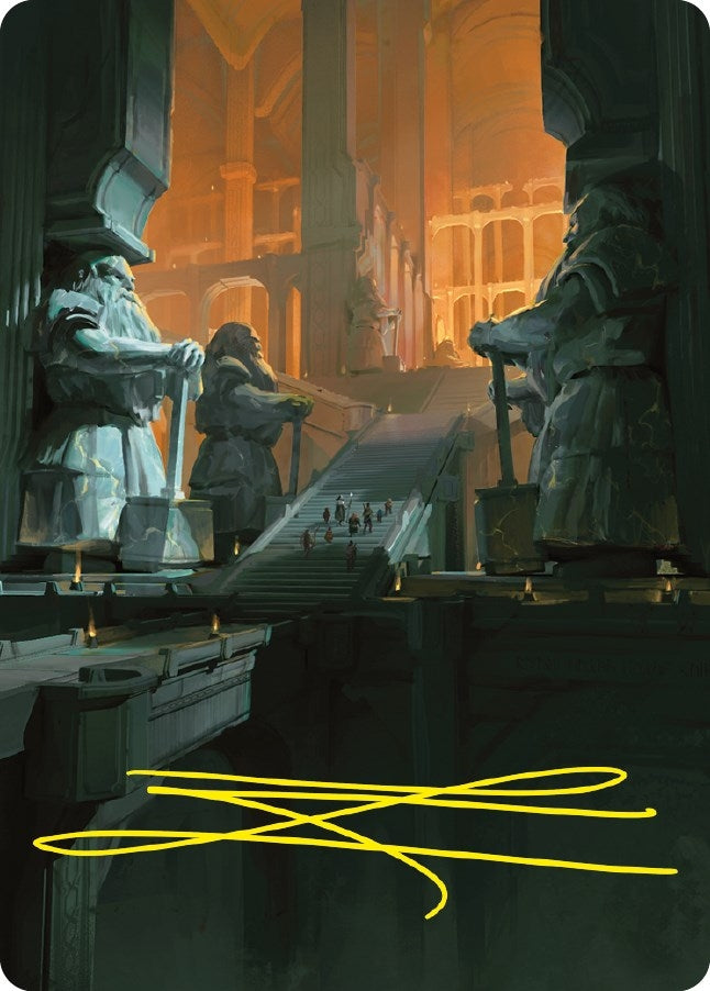 Image for Mines of Moria Art Card (Gold-Stamped Signature) (56) [Universes Beyond: The Lord of the Rings: Tales of Middle-earth] - Magic: The Gathering