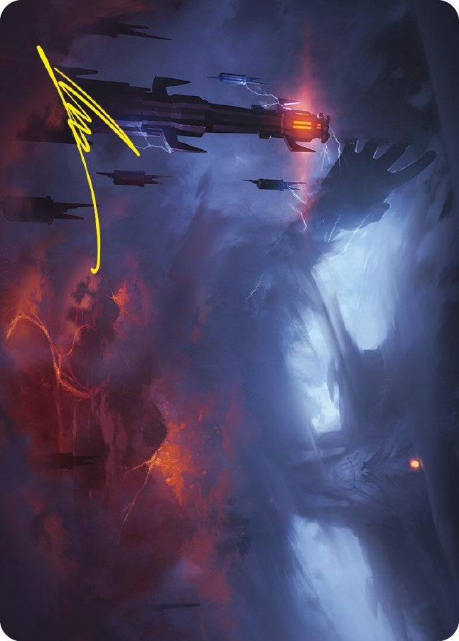 Image for Shadow of the Enemy Art Card (Gold-Stamped Signature) (8) [Universes Beyond: The Lord of the Rings: Tales of Middle-earth] - Magic: The Gathering