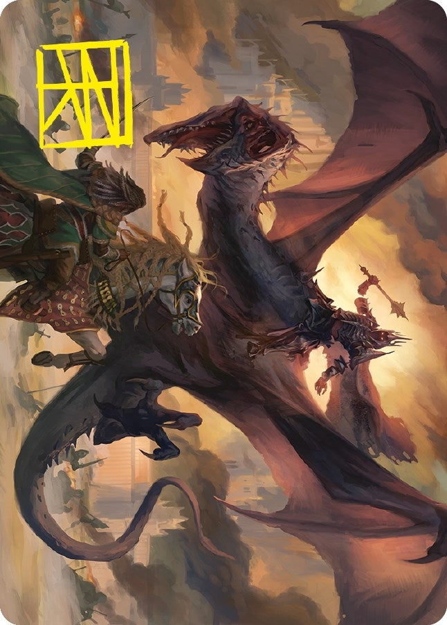 Image for Witch-king, Bringer of Ruin Art Card (Gold-Stamped Signature) (34) [Universes Beyond: The Lord of the Rings: Tales of Middle-earth] - Magic: The Gathering