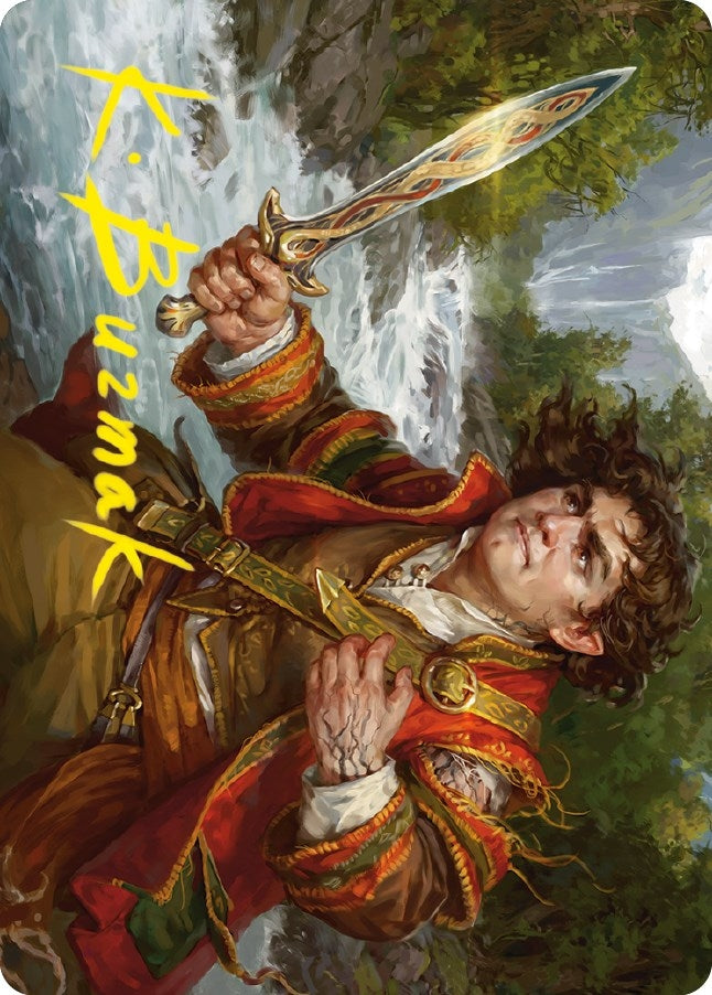Image for Frodo Baggins Art Card (16/81) (Gold-Stamped Signature) (16) [Universes Beyond: The Lord of the Rings: Tales of Middle-earth] - Magic: The Gathering