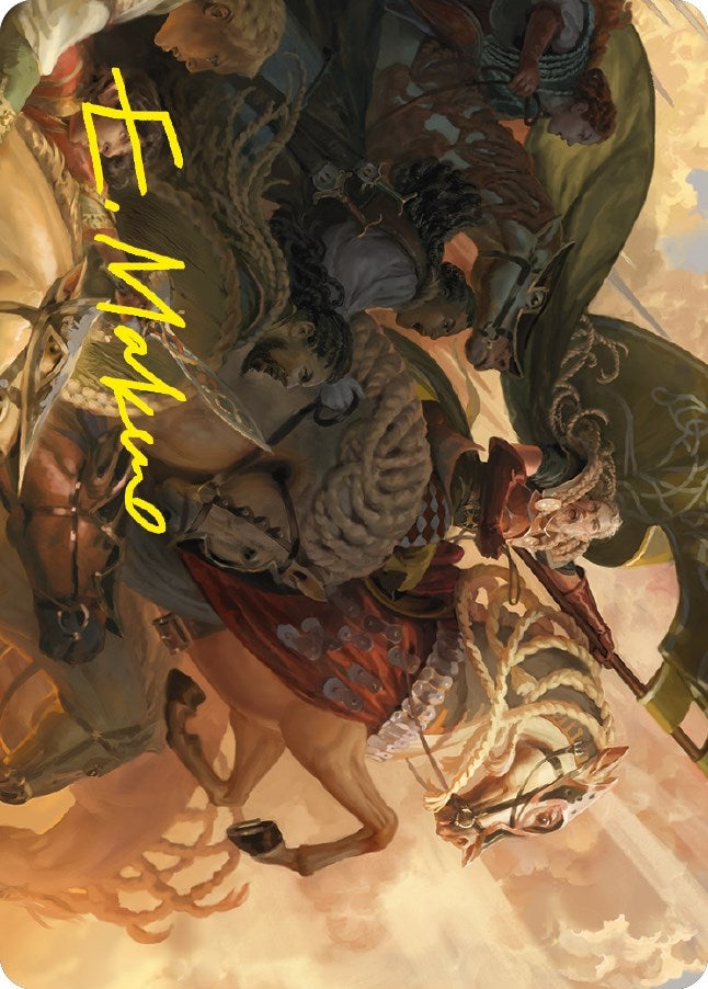 Image for Marshal's Anthem Art Card (Gold-Stamped Signature) (68) [Universes Beyond: The Lord of the Rings: Tales of Middle-earth] - Magic: The Gathering