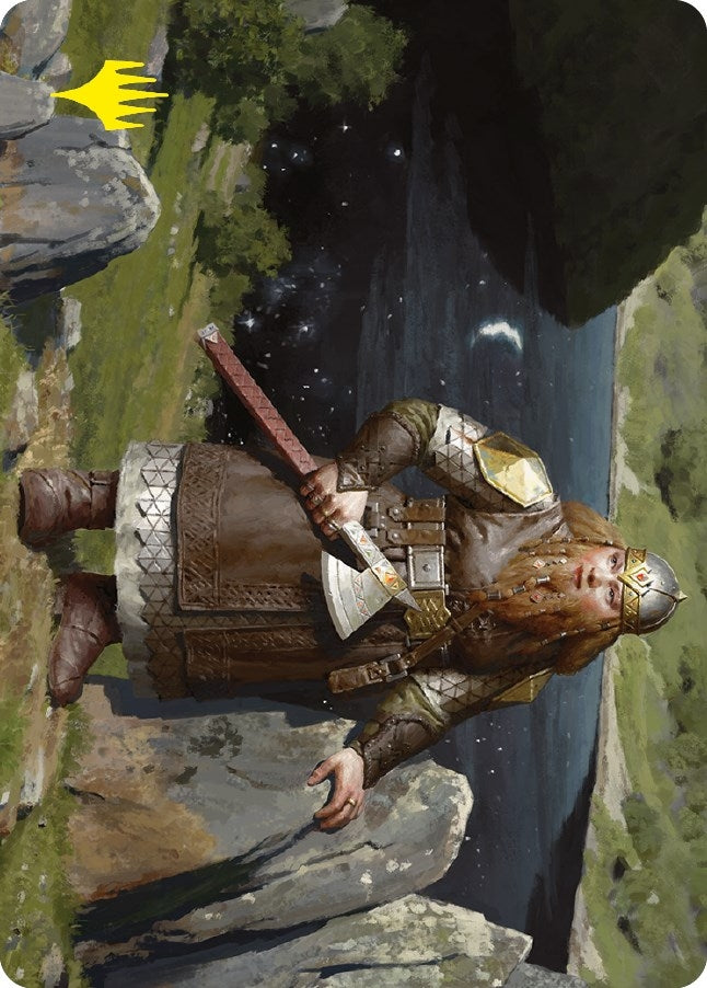 Image for Mirrormere Guardian Art Card (Gold-Stamped Signature) (12) [Universes Beyond: The Lord of the Rings: Tales of Middle-earth] - Magic: The Gathering