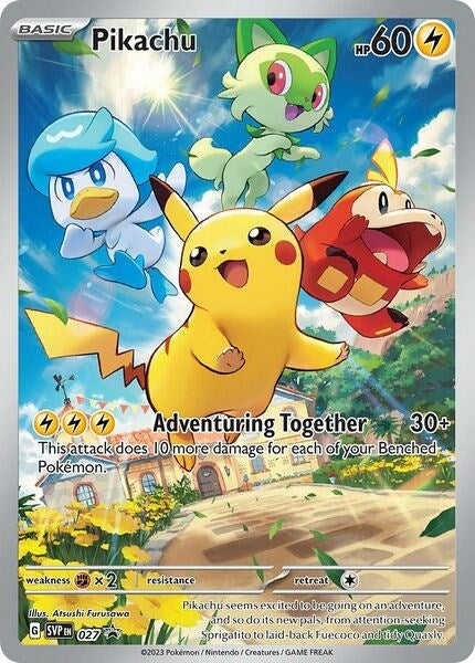 Image for Pikachu - 027 (027) [SV: Scarlet & Violet Promo Cards] - Pokemon