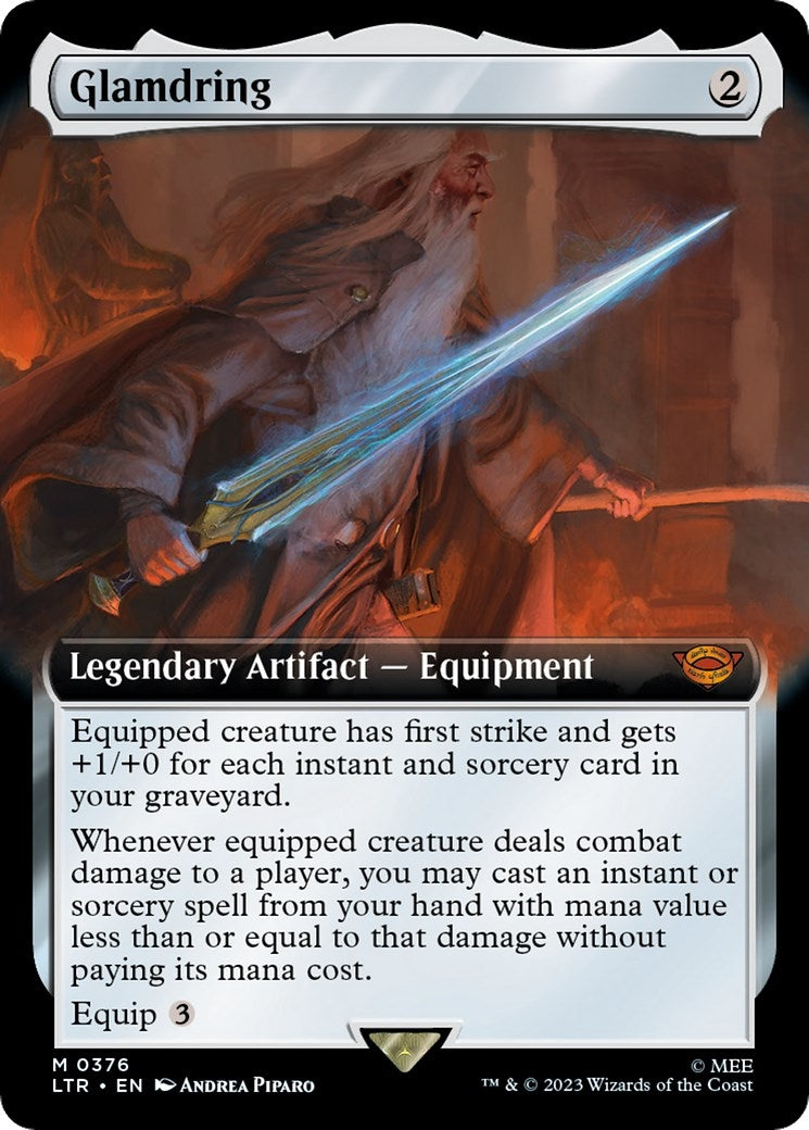 Glamdring (Extended Art) (376) [Universes Beyond: The Lord of the Rings: Tales of Middle-earth]