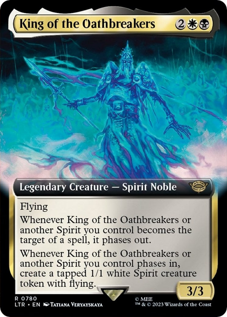 Image for King of the Oathbreakers (Extended Art) (Surge Foil) (780) [Universes Beyond: The Lord of the Rings: Tales of Middle-earth] - Magic: The Gathering