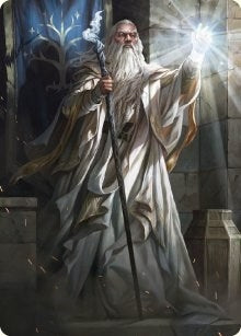 Image for Gandalf the White Art Card (3) [Universes Beyond: The Lord of the Rings: Tales of Middle-earth] - Magic: The Gathering