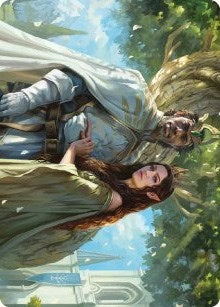 Image for Aragorn and Arwen, Wed Art Card (33) [Universes Beyond: The Lord of the Rings: Tales of Middle-earth] - Magic: The Gathering