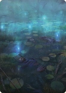 Image for The Dead Marshes Art Card (79) [Universes Beyond: The Lord of the Rings: Tales of Middle-earth] - Magic: The Gathering