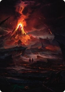 Image for Valley of Gorgoroth Art Card (80) [Universes Beyond: The Lord of the Rings: Tales of Middle-earth] - Magic: The Gathering