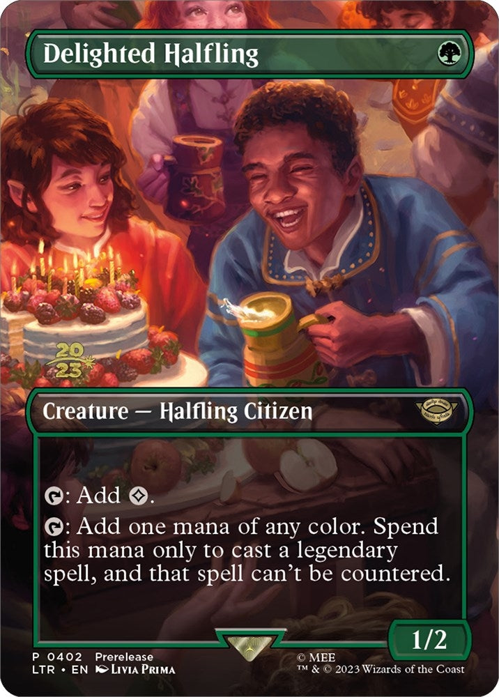 Image for Delighted Halfling (0402) (402) [Prerelease Cards] - Magic: The Gathering