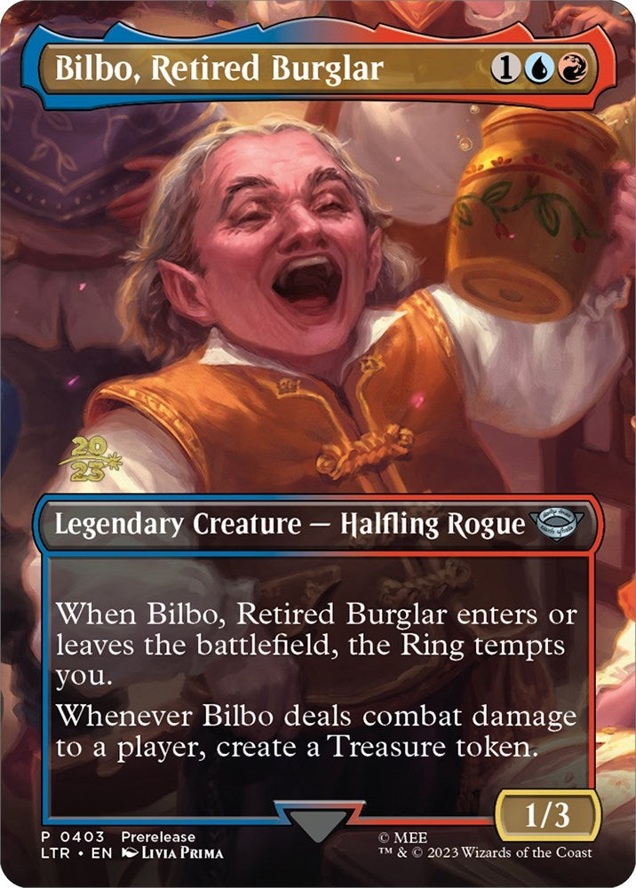 Image for Bilbo, Retired Burglar (403) [Prerelease Cards] - Magic: The Gathering