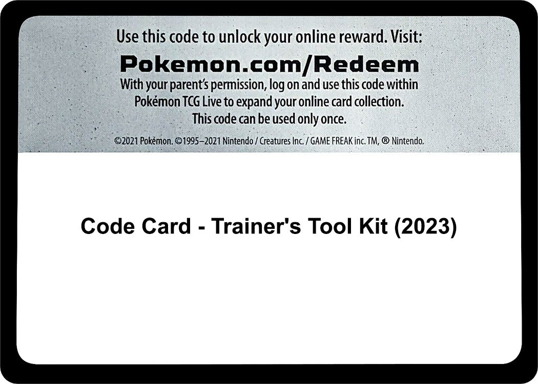 Image for Code Card - Trainer's Tool Kit (2023) [Miscellaneous Cards & Products] - Pokemon
