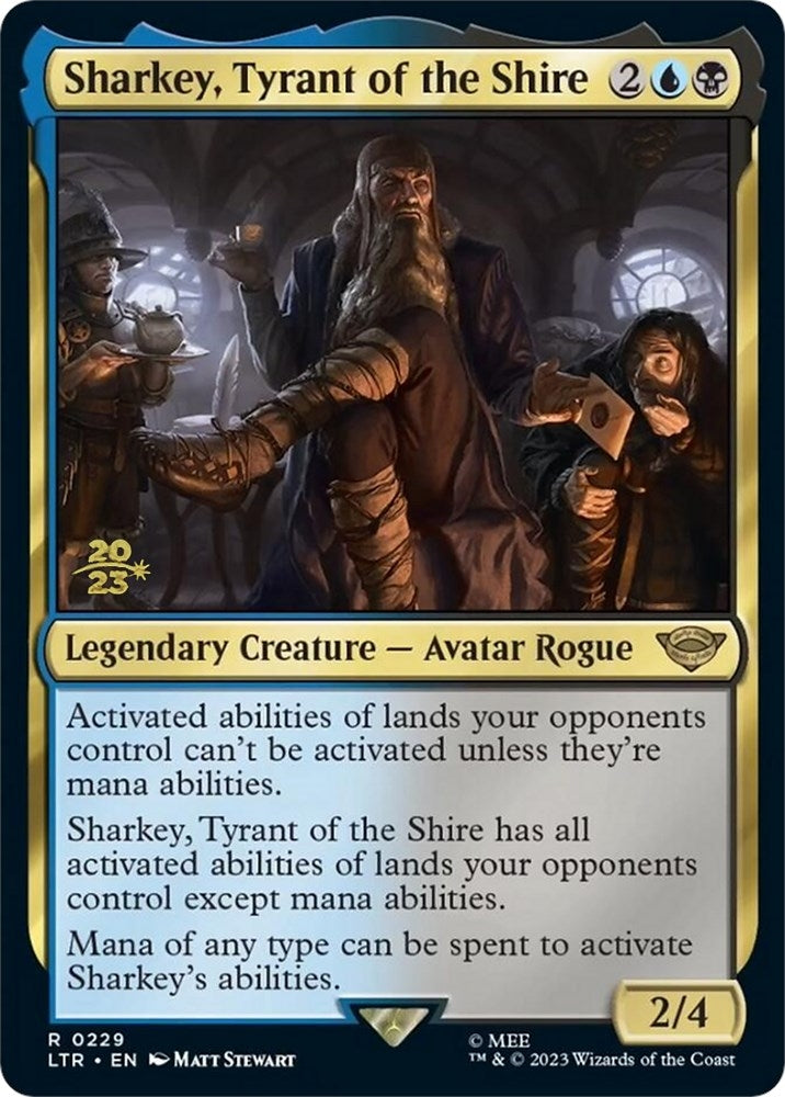 Image for Sharkey, Tyrant of the Shire (229) [Prerelease Cards] - Magic: The Gathering