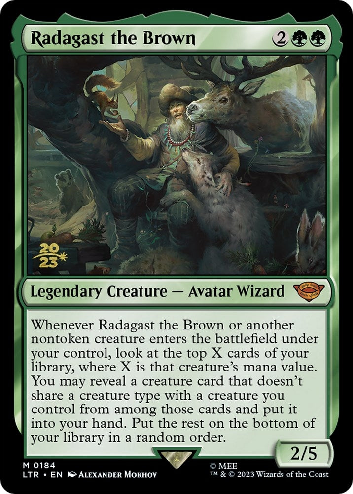 Image for Radagast the Brown (184) [Prerelease Cards] - Magic: The Gathering