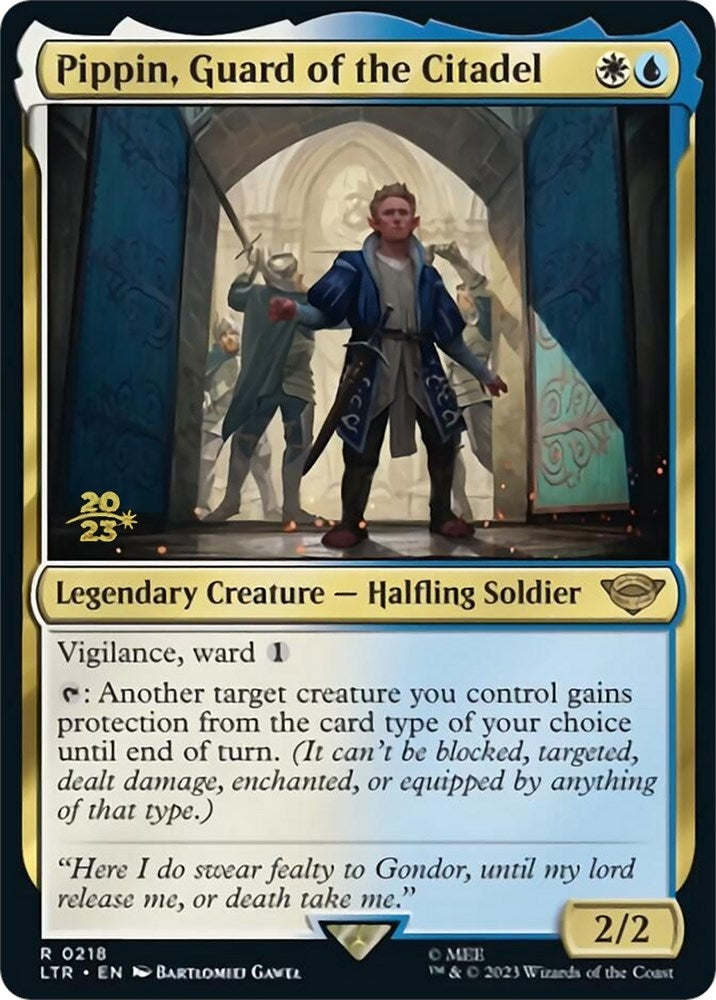 Image for Pippin, Guard of the Citadel (218) [Prerelease Cards] - Magic: The Gathering