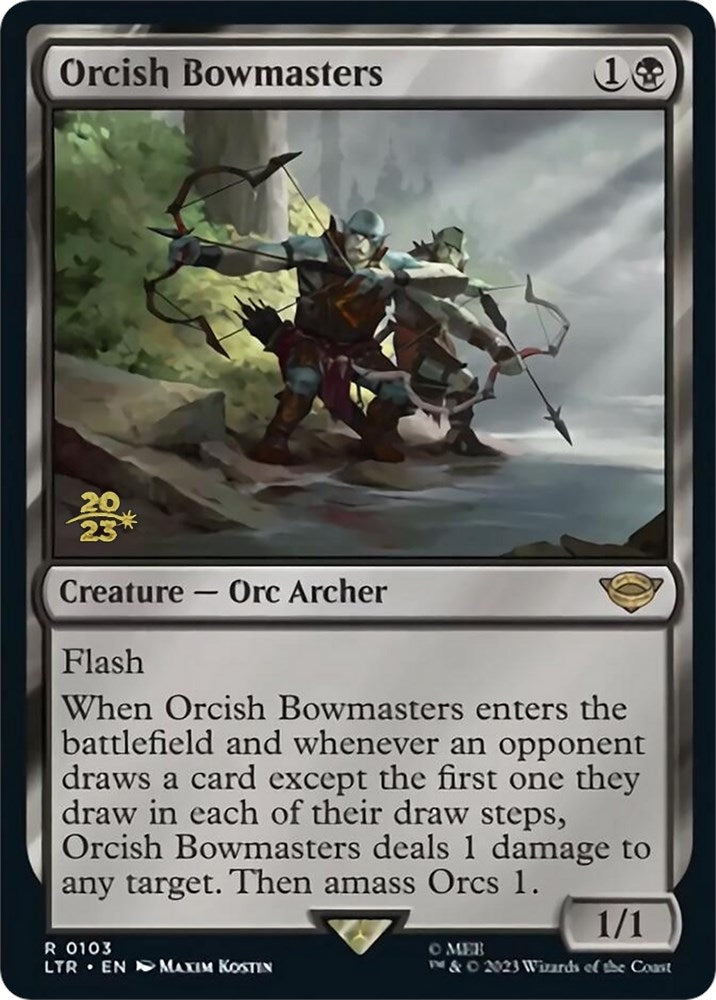 Image for Orcish Bowmasters (103) [Prerelease Cards] - Magic: The Gathering