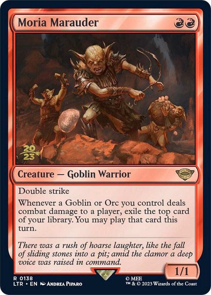 Image for Moria Marauder (138) [Prerelease Cards] - Magic: The Gathering