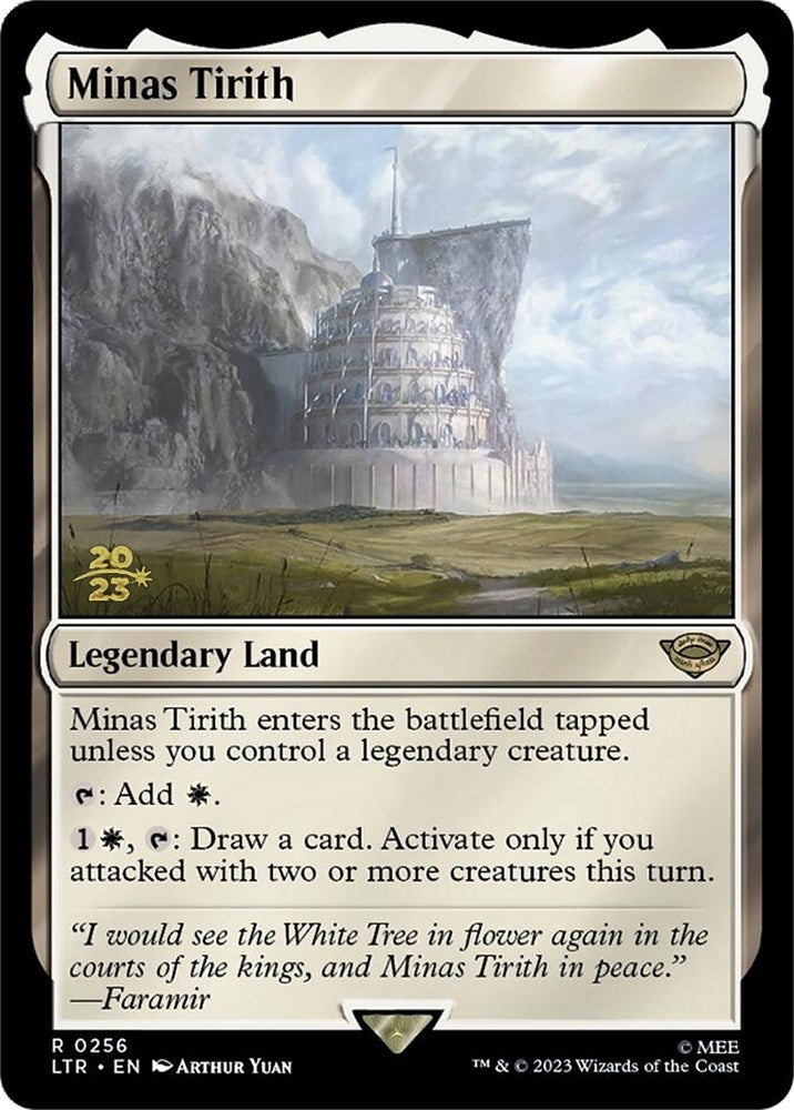Image for Minas Tirith (256) [Prerelease Cards] - Magic: The Gathering