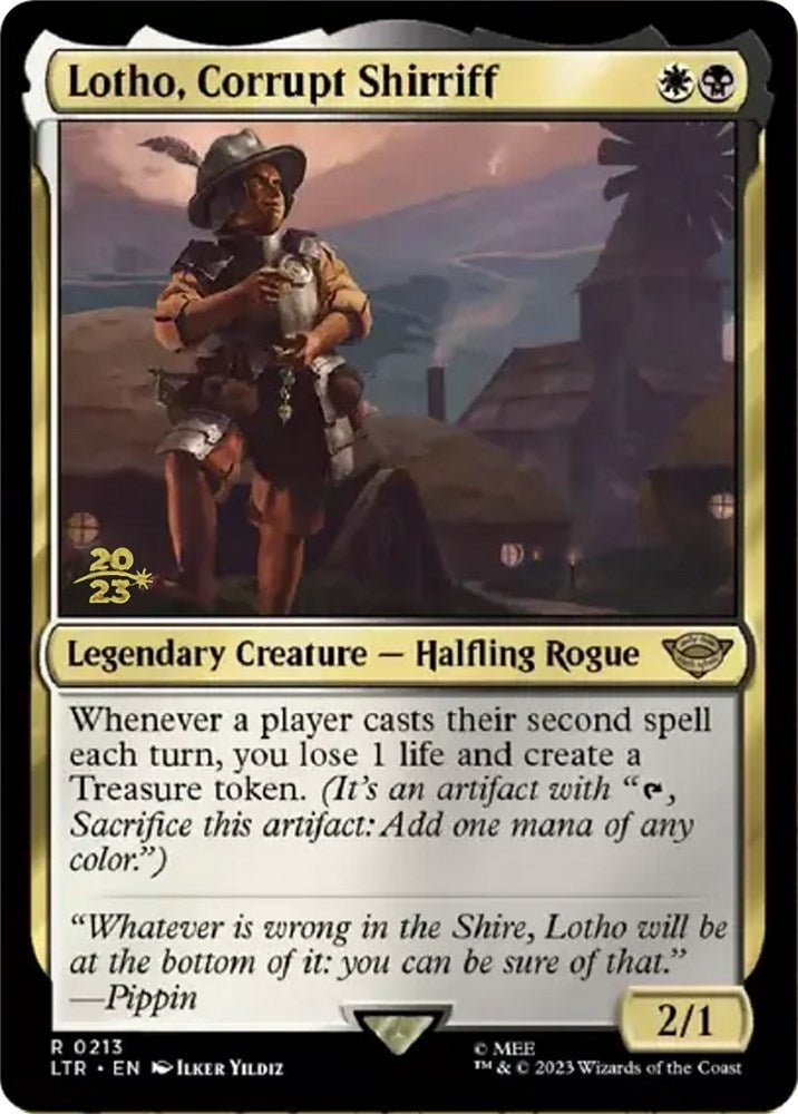 Image for Lotho, Corrupt Shirriff (213) [Prerelease Cards] - Magic: The Gathering