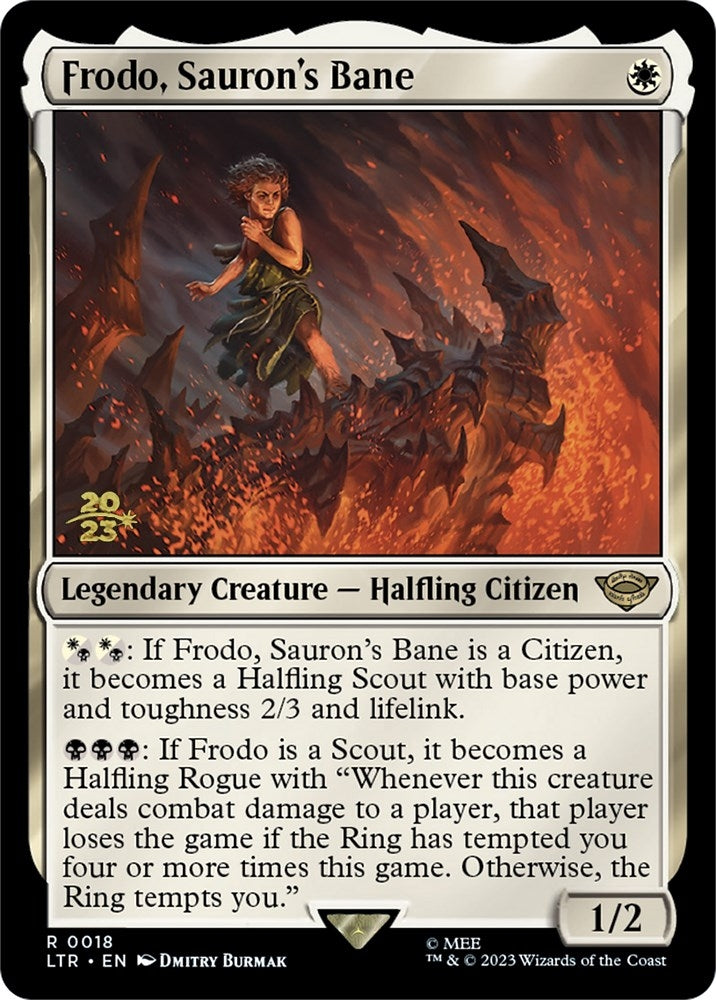Image for Frodo, Sauron's Bane (18) [Prerelease Cards] - Magic: The Gathering